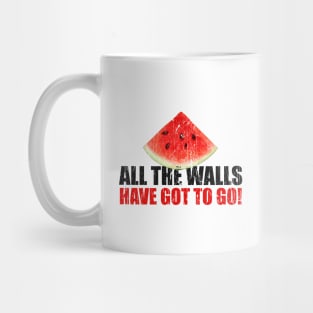 gaza - All the walls have got to go Mug